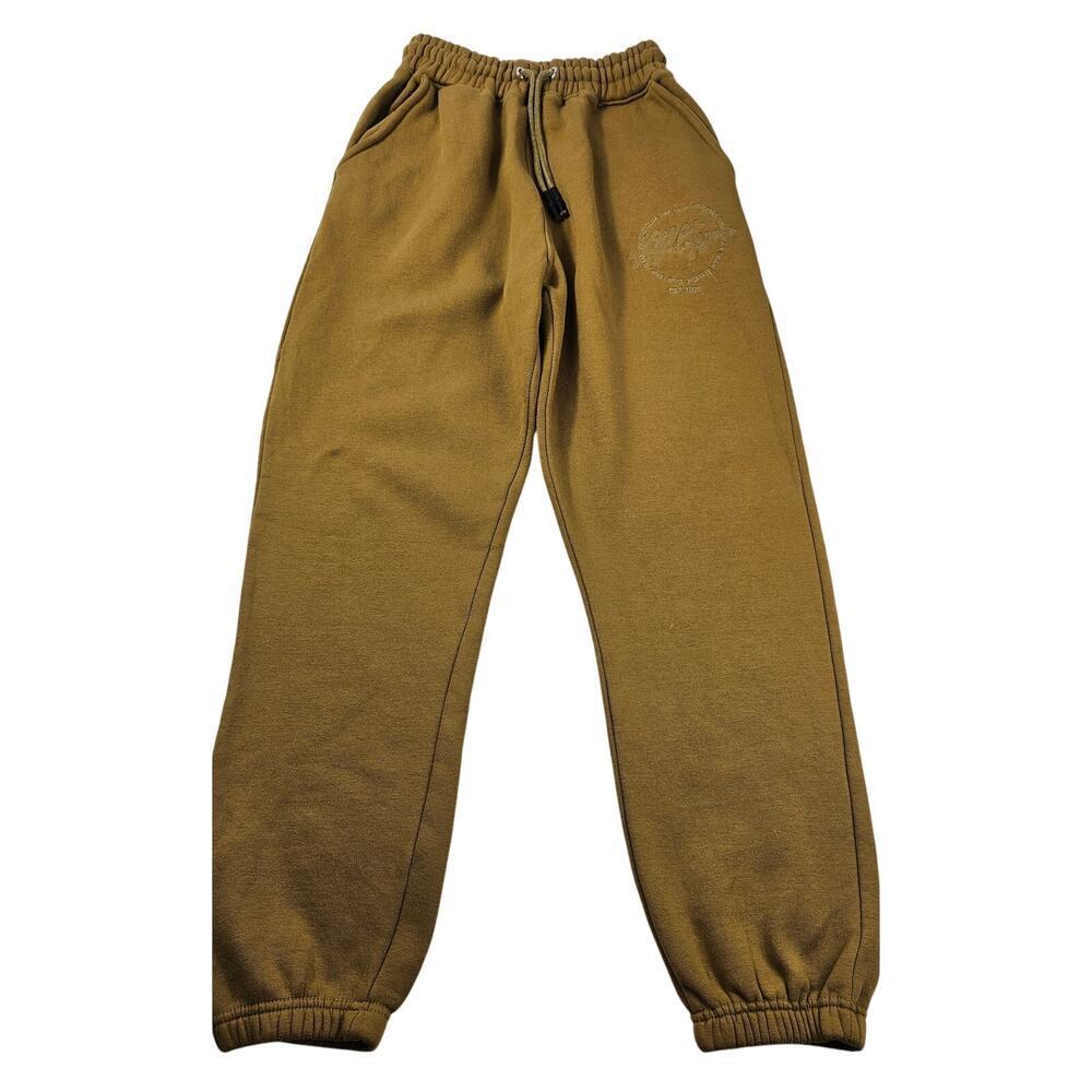 Nasty gal high Waisted army green joggers lounge tapered US 4 comfort warm Small